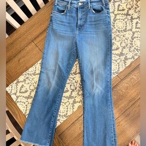 MOTHER The Hustler Ankle Fray in Grasping at Straws